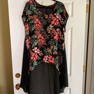 Size 1X high/low top